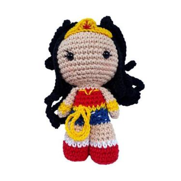 Imagem de Mulher Maravilha Amigurumi Crochê - Ciandella Crochê