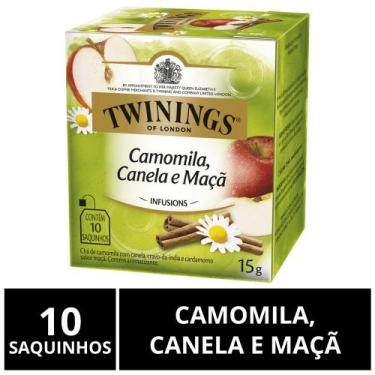 Imagem de Chá Twinings, Camomila, Canela e Maçã, Caixa com 10 Sachês