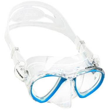 Imagem de Máscara de Mergulho Cressi Metis, Azul, Transparente