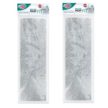 Imagem de Kit 2 Refil em Microfibra para MOP Lava e Seca FIT Flash Limp RMOP6088
