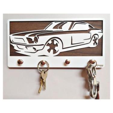 Imagem de Porta Chave de Parede Decoração Moderna Carro - Carmisini