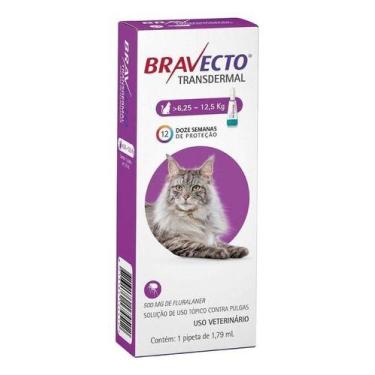 Imagem de Antipulgas Bravecto Transdermal para Gatos de 6,25 a 12,5 Kg - MSD