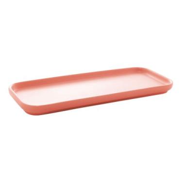 Imagem de Cj.2 Travessas Porcelana Nordica Rosa Matt 31x13x3cm - Bon Gourmet