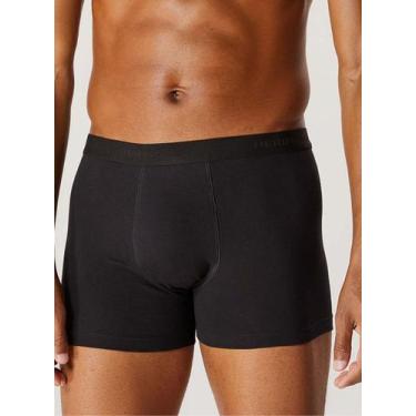 Imagem de Cueca Boxer Hering 77L2 Masculina Algodão T. P/XXG, P, N10, Preto