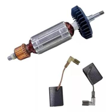 Imagem de Induzido + E. Carvão Para Esmerilhadeira Makita M9510 220v - Bolte