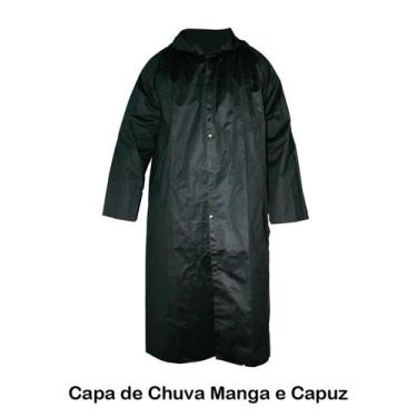 Imagem de Capa de Chuva Com Manga e Capuz Impermíavel  - inde com Patric