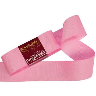Imagem de Fita Gorgurão Progresso 38mm nº9 - 10m Cor 1365 Rosa Iogurte - 01 unid