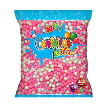 Imagem de Confeito De Açúcar Sabor Framboesa E Coco 500gr Tubetes - Kuky