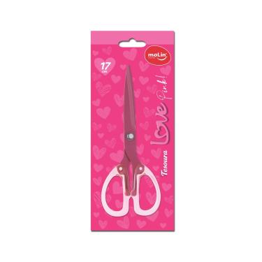 Imagem de Tesoura 17cm Molin - Love Pink Titanium