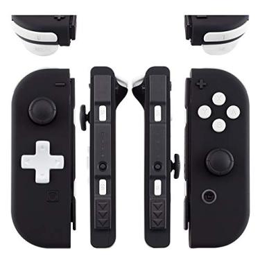 Imagem de Botões de acionamento ABXY Keys SR SL L R ZR ZL com molas, conjunto completo de reposição para Nintendo Switch Joycon (D-pad serve apenas para eXtremeRate Joycon D-pad Shell), Branco, NS Full Set Buttons & Dpad