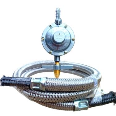 Imagem de FORMAGÁS, Regulador Registro Click 2kg/h inmetro mangueira inox 4metro