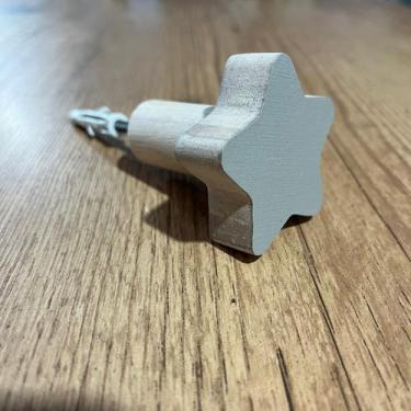 Imagem de 5 Ganchos de parede estrela infantil decoração bebê 5Esbb15c - Souveni