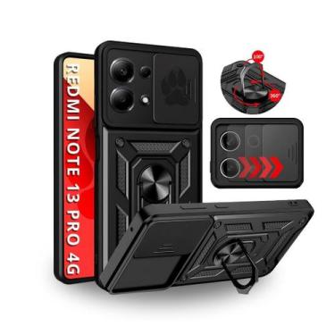 Imagem de Capa Capinha Armor Anti Choque Ring P/ Redmi Note 13 Pro 4g - Champion