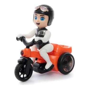Imagem de Motoqueiro Brinquedo Moto Bate Volta. - DM TOYS