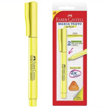 Imagem de Caneta Marca Texto Amarela Faber Castell