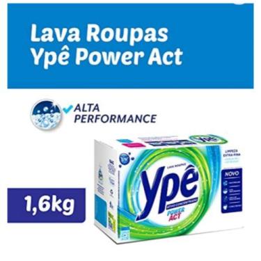 Imagem de 3 LAVA ROUPAS PÓ YPÊ POWER ACT 1,6 kilo