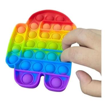 Imagem de Pop It Fidget Toy Brinquedo Infantil - Among Us -  KIT POP IT + PULSEI