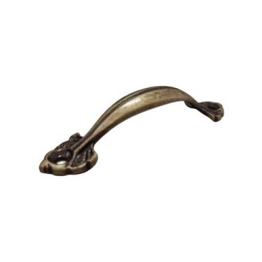 Imagem de Kit 5 Puxador Pontas Flor P para Caixa e Bandeja 50x10mm Artesanato - 