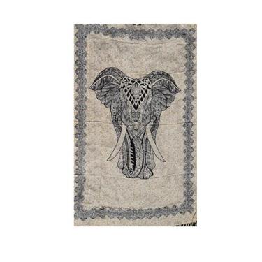 Imagem de Canga Praia 100% Viscose Elefante 1,65x 1,15cm - Vitrine Original