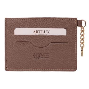 Imagem de Porta Documentos Feminino em Couro Artlux 3013, CINZA