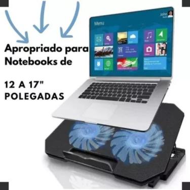 Imagem de Suporte Notebook Base Refrigerada Ventilação Silenciosa LED - B-MAX