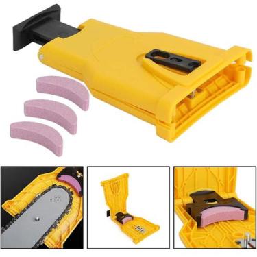 Imagem de Afiador Amolador Para Corrente De Motosserra Com 2 Refis - Charbs