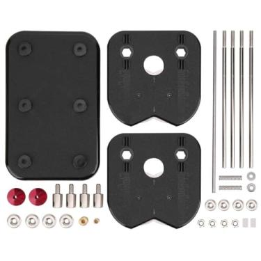 Imagem de equlup Prop Balancer, Plastic and Metal Model Plane Prop Balancer Propeller Full Adjustable Support Balancer for RC Helicopter Multirotor Airplane