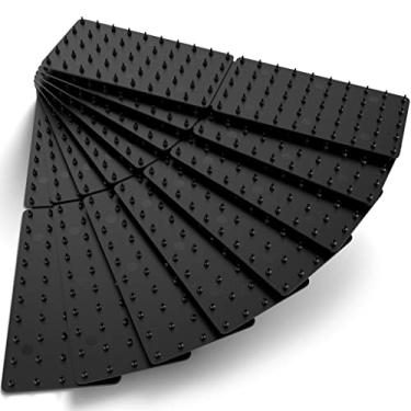 Imagem de Medipaq Pegadores de tapete para piso laminado e pisos de madeira - pacote com 8 tapetes antiderrapantes e prendedores de carpete para evitar escorregar e deslizar - Alternativa de forro de tapete