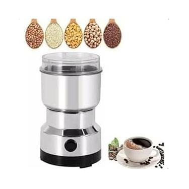 Imagem de Moedor de café elétrico, moinho de grãos de aço inoxidável, moinho de farinha doméstica