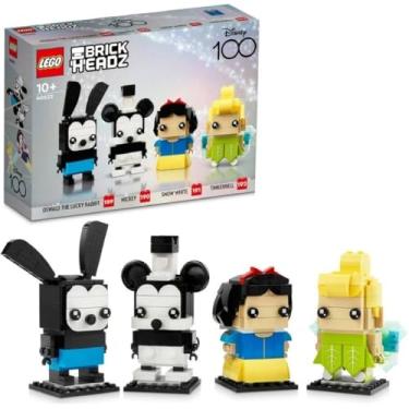 Imagem de LEGO BrickHeadz Disney 100th Celebration Mickey Mouse, Snow White, Tinkerbell & Oswald The Lucky Rabbit