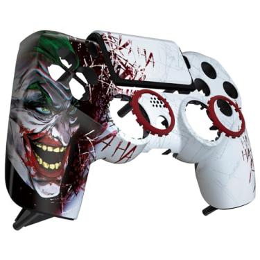 Imagem de eXtremeRate Capa de reposição para touchpad Palhaço Hahaha Ghost, capa de invólucro redesenhado, compatível com controle PS4 Slim Pro JDM-040/050/055 - controle não incluído