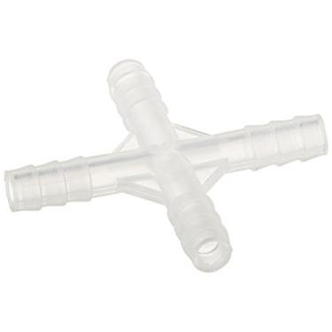 Imagem de Dynalon Conector de tubulação de 4 vias de polipropileno Kartell 222925 para ID de tubulação de 4 mm (caixa com 100)