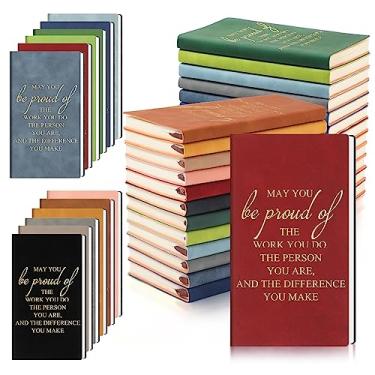 Imagem de Ctosree Thank You Gifts A6 Leather Journal Bulk May You Be Proud of The Work Sign Appreciation Employee Gifts Notebook Pequeno Bloco de Notas Presente Inspirador para Funcionários Mulheres Homens Colegas Escritório (60)