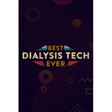 Imagem de Christmas Journal & Planner - Best Dialysis Tech Ever Saying: Dialysis Tech, Lined writing notebook journal for christmas lists, planning, menus, gifts, and more,Daily