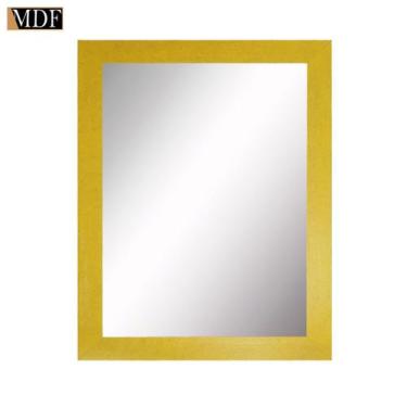 Imagem de Espelho com Moldura Multiuso 30x40 Mdf Madeira Decorada - ATACADÃO DO 