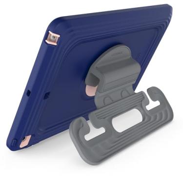 Imagem de OtterBox Capa infantil EasyGrab para iPad 7ª/8ª geração com suporte para carro - embalagem não varejista - Capa para tablet infantil roxa/rosa Space Explorer