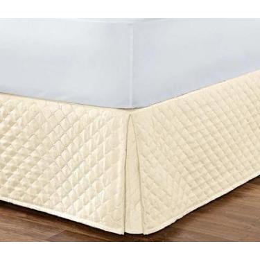 Imagem de Saia Box Matelada Solteiro - Palha - Everhome