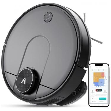 Imagem de Aspirador de Pó Robô com Conexão via APP WI FI, Auto Carregamento e Mapeamento Multinível, 110V, VIOMI V2, Preto