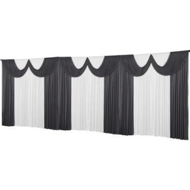 Imagem de Cortina Paris Malha Gel Enfeite Igreja Festas  9 metros - Dennis Confe