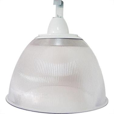 Imagem de Luminaria Prismatica Bezelux 22'' Com Gancho Branco E40 Bzg22Br4