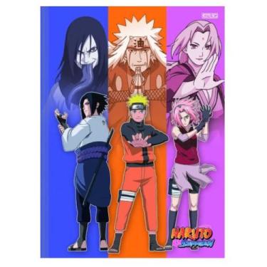 Imagem de Caderno Brochurao Universitario Cd 48fls Naruto Capa Sortida - Sao Dom