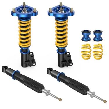 Imagem de AUTOSTARSHIP Conjuntos de 4 amortecedores de mola helicoidais de suspensão ajustáveis em altura compatíveis com Honda Civic Acura CSX 2006 2007 2008 2009 2010 2011