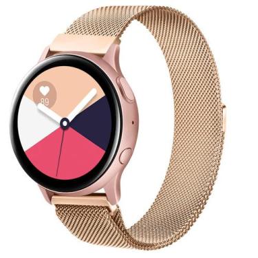 Imagem de Pulseira de Relógio YILED Metálica para Samsung Galaxy Watch Active 2 