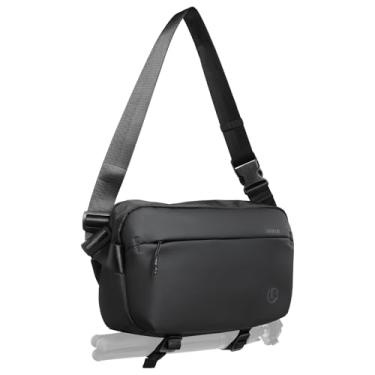 Imagem de ULANZI Bolsa Transversal para Câmera, Case Resistente à Água com Suporte para Tripé, Mochila Crossbody para DSLR/SLR/Mirrorless - Preta 10L