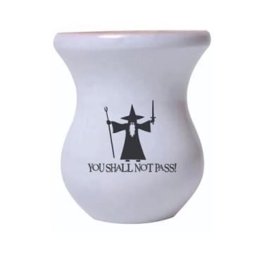 Imagem de Cuia De Madeira Branca Personalizada Senhor dos Aneis mod.01 - Mix ata