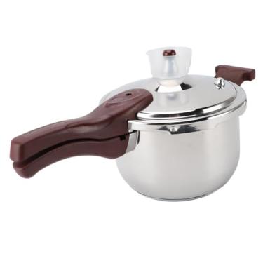 Imagem de Panela de Pressão de Aço Inoxidável Alta Dureza Panela de Pressão de Cozinha Vida Longa para Uso Doméstico (4L)