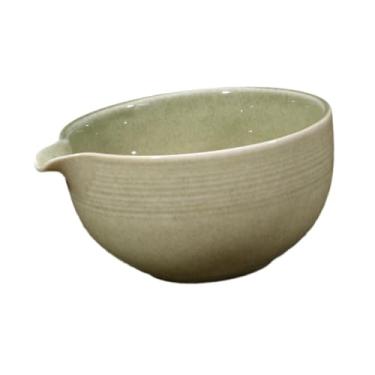 Imagem de DimyFew Cerimônia de chá feita à mão matcha tigela 560ml Matcha Mixing, tigela de chá de porcelana para família, amigos amantes de chá iniciantes, Matcha Green