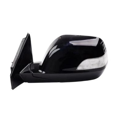 Imagem de 5/7/9PIN Acessórios para carro Porta externa Espelho retrovisor lateral Conjunto Assy, compatível com HONDA CRV CR-V 2007 2008 2009 2010 2011 RE1 RE2 RE4(7PIN Left Black)