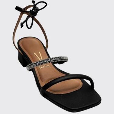 Imagem de Sandalia Rasteira Feminina Amarração Tornozelo Vizzano 6235.1809.19443-Feminino