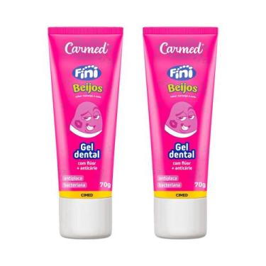 Imagem de Kit 2 und Gel Dental Carmed Fini Beijos 70g - Cimed